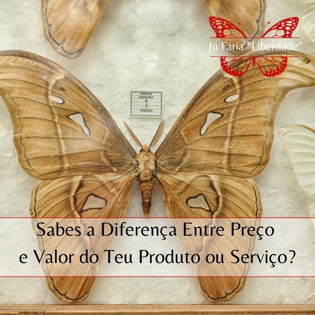 Read more about the article Sabes a Difereça Entre Preço e Valor do Teu Produto ou Serviço?